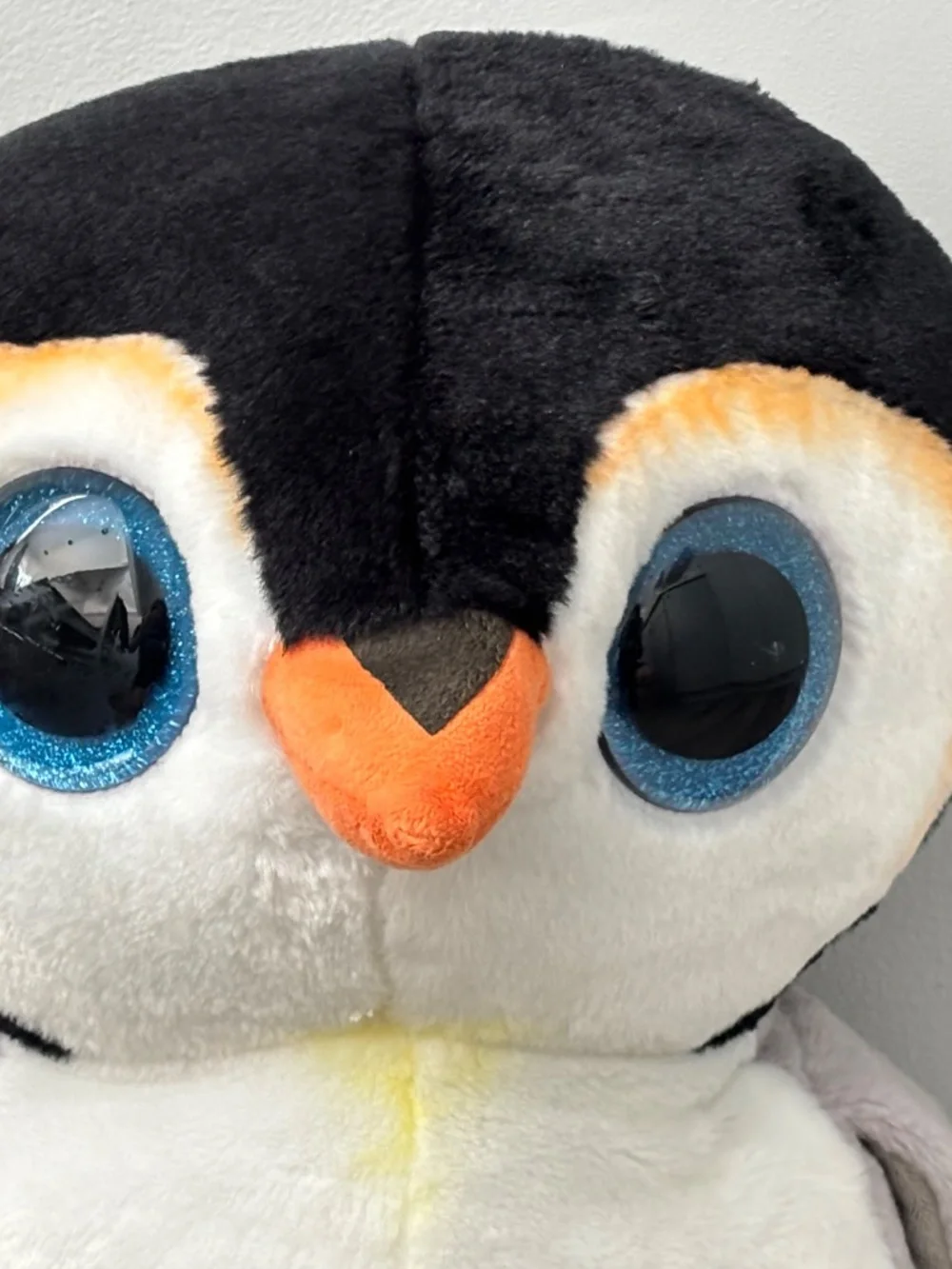 NWT TY Classic Beanie Boo Baby Pongo Penguin Velvety LARGE Plush 16